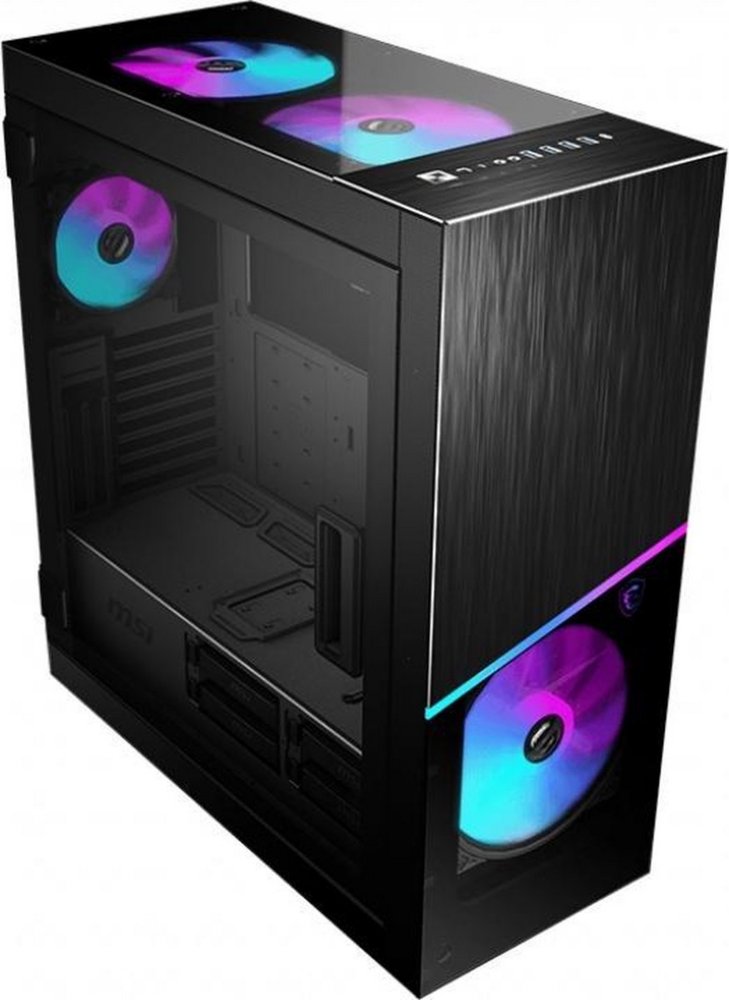 MSI MPG Velox 100R RGB | Midi Tower Case | Zwart - Matmuis