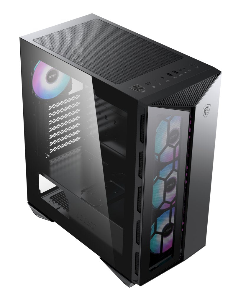 MSI MPG Gungnir 110R RGB | Midi Tower Case | Zwart - Matmuis