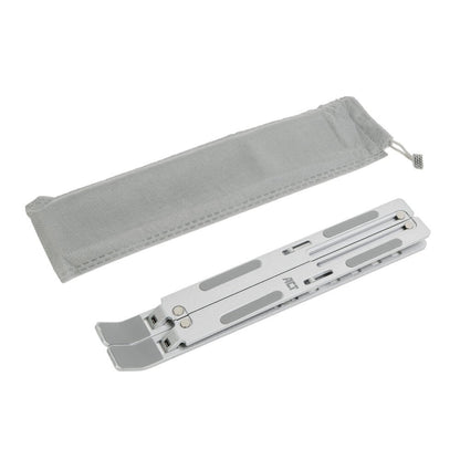 ACT AC8121 | Inklapbare Laptopstandaard tot 15,6" | 7 Verstelbare Standen | Metaal | Inclusief Reistas - Matmuis