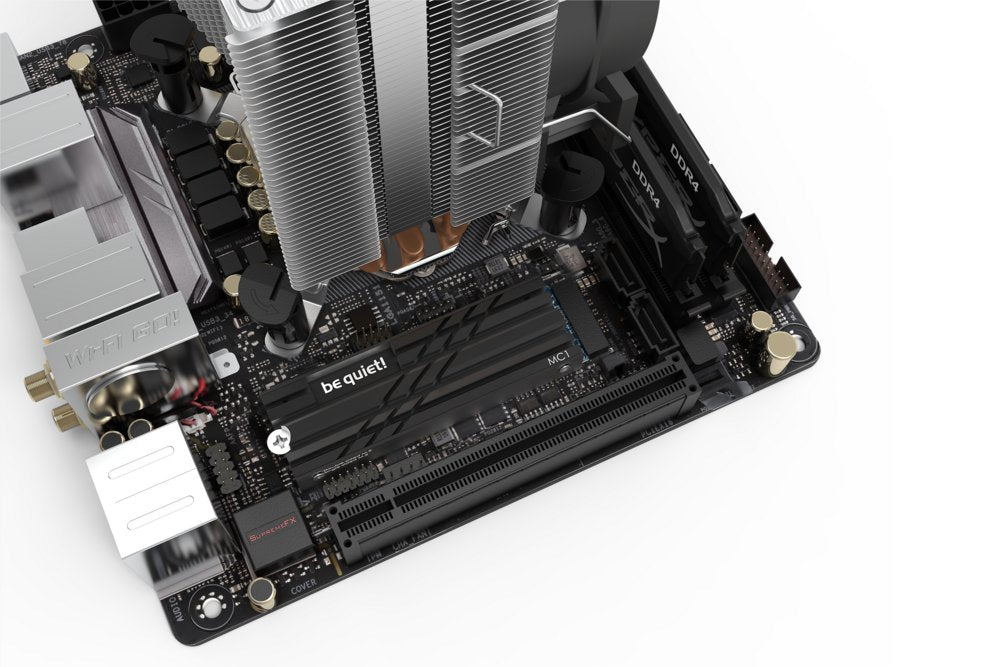 be quiet! MC1 | M.2 SSD Heatsink | Passieve Koeling | Aluminium | Zwart - Matmuis - Matmuis