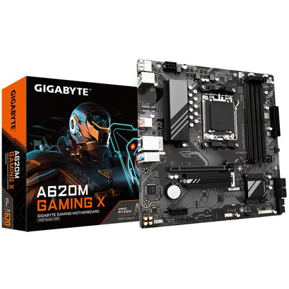 Gigabyte A620M GAMING X | Socket AM5 | AMD A620 | 4xDDR5 | Micro-ATX | Moederbord - Matmuis - Matmuis