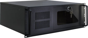 Inter-Tech IPC 4U-4088-S | Server Rack Case | Zwart - Matmuis