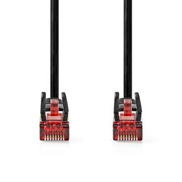 Nedis netwerkkabel | Cat6 | U/UTP (UTP) | 1 m | Zwart | CCGL85200BK10 - Matmuis - Matmuis