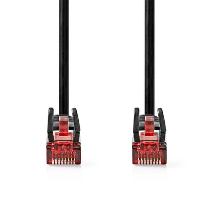 Nedis netwerkkabel | Cat6 | U/UTP (UTP) | 1 m | Zwart | CCGL85200BK10 - Matmuis - Matmuis