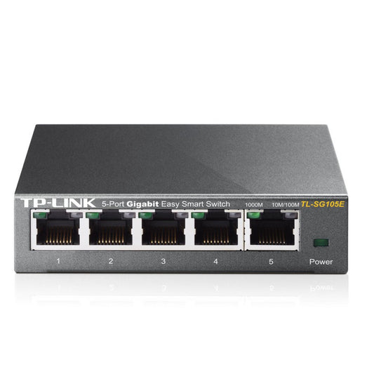 TP-Link TL-SG105E | 5-Poorts Gigabit Easy Smart Switch | Managed - Matmuis
