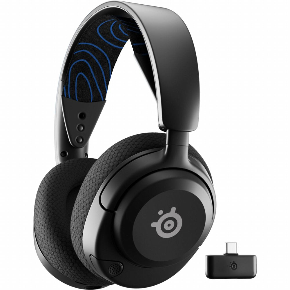 SteelSeries Arctis Nova 5P | Draadloze On-Ear Gaming Headset | Bluetooth + RF USB-C | Zwart - Matmuis - Matmuis