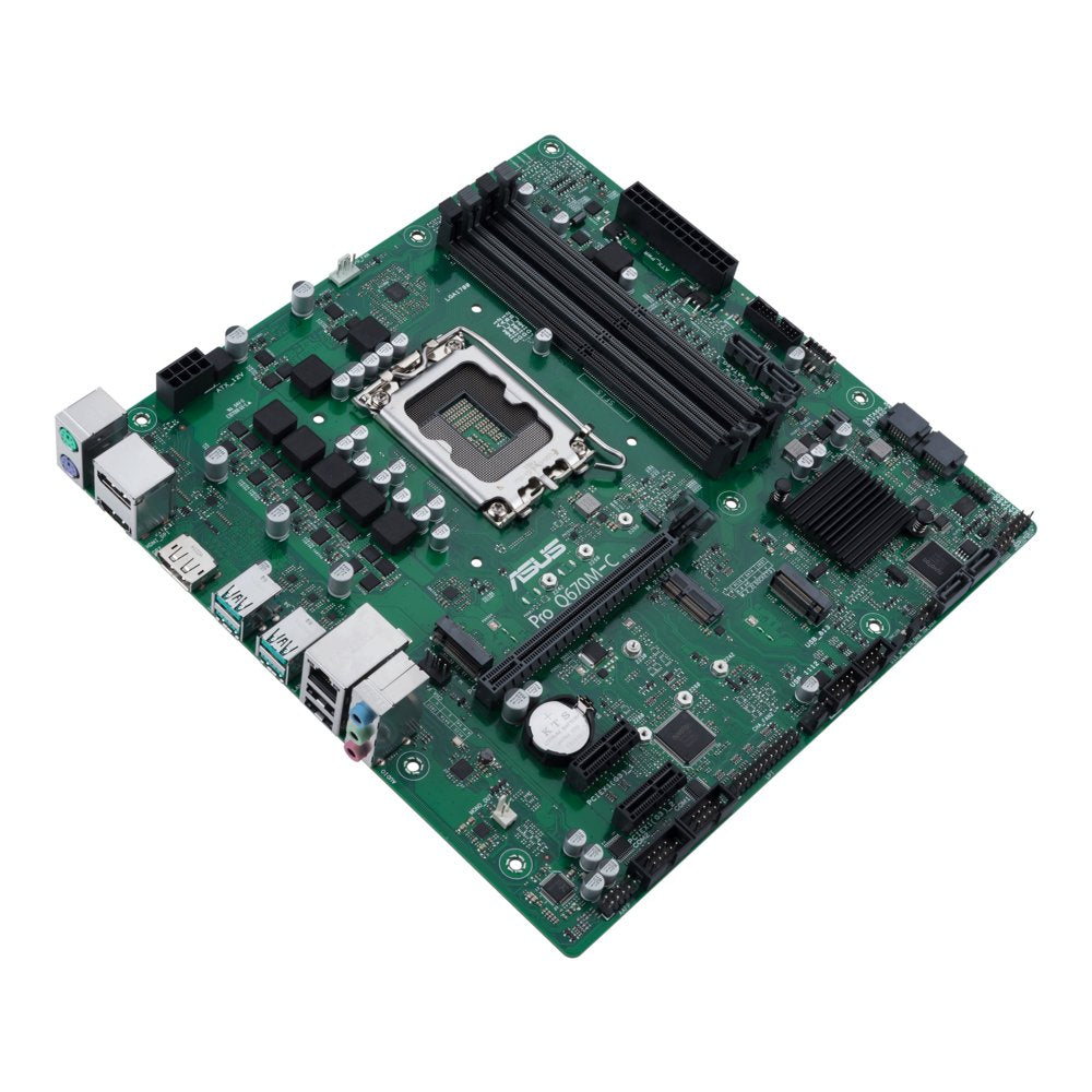 ASUS PRO Q670M-C-CSM | Socket LGA 1700 | Intel Q670 | 4xDDR5 | Micro-ATX | Moederbord - Matmuis - Matmuis