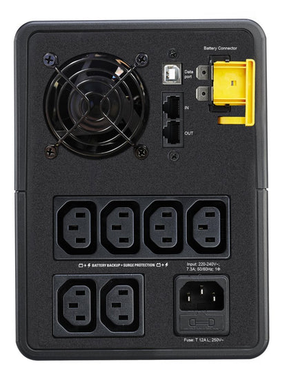 APC Back-UPS BX1600MI | 1600 VA / 900 W | 6x IEC C13 Stopcontacten | AVR Spanningsregeling | LED-Statusindicator | Robuuste Tower UPS - Matmuis - Matmuis