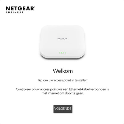 Netgear Insight WAX210 | WiFi 6 Access Point (AX1800) | 1800 Mbit/s | PoE (802.3at) | Inclusief Montagebeugel - Matmuis