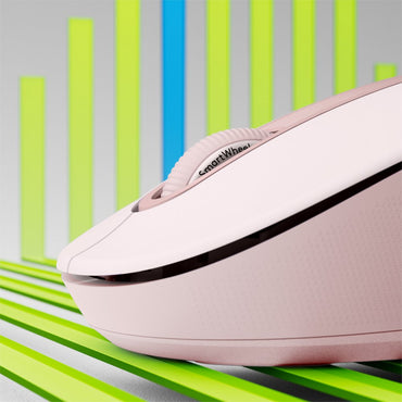 Logitech Signature M650 | Draadloze Muis | Rechtshandig | RF + Bluetooth | 2000 DPI | Roze - Matmuis - Matmuis