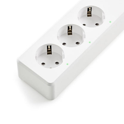 Nedis | Wi-Fi Slimme Stekkerdoos | 4 Stopcontacten | 2 USB-poorten | Wit - Matmuis