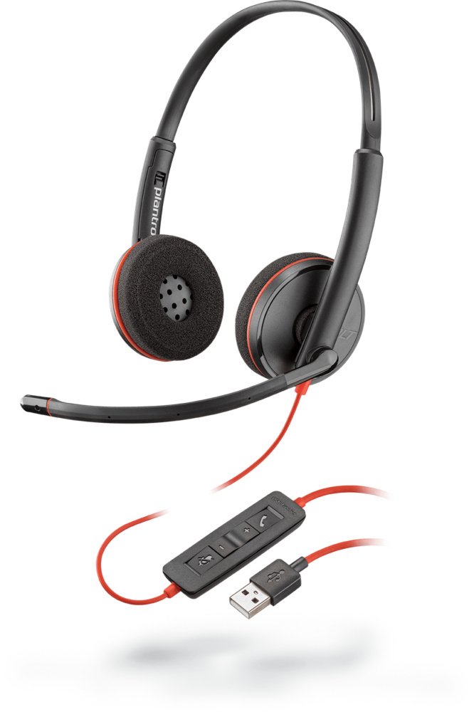 Poly Blackwire C3220 | Bedrade On-ear Stereo Headset | USB-A | Zwart - Matmuis - Matmuis