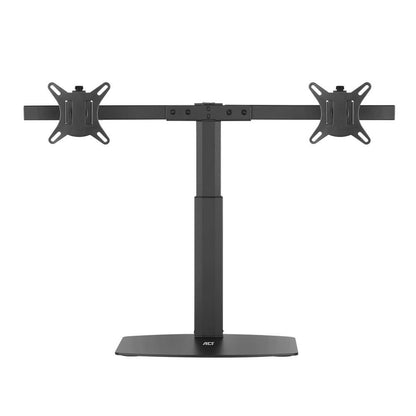 ACT AC8332 | In Hoogte Verstelbare Monitor-bureausteun | Tot 27" | Max 6kg | VESA 100x100 | 2 Monitoren | RENEWED - Matmuis