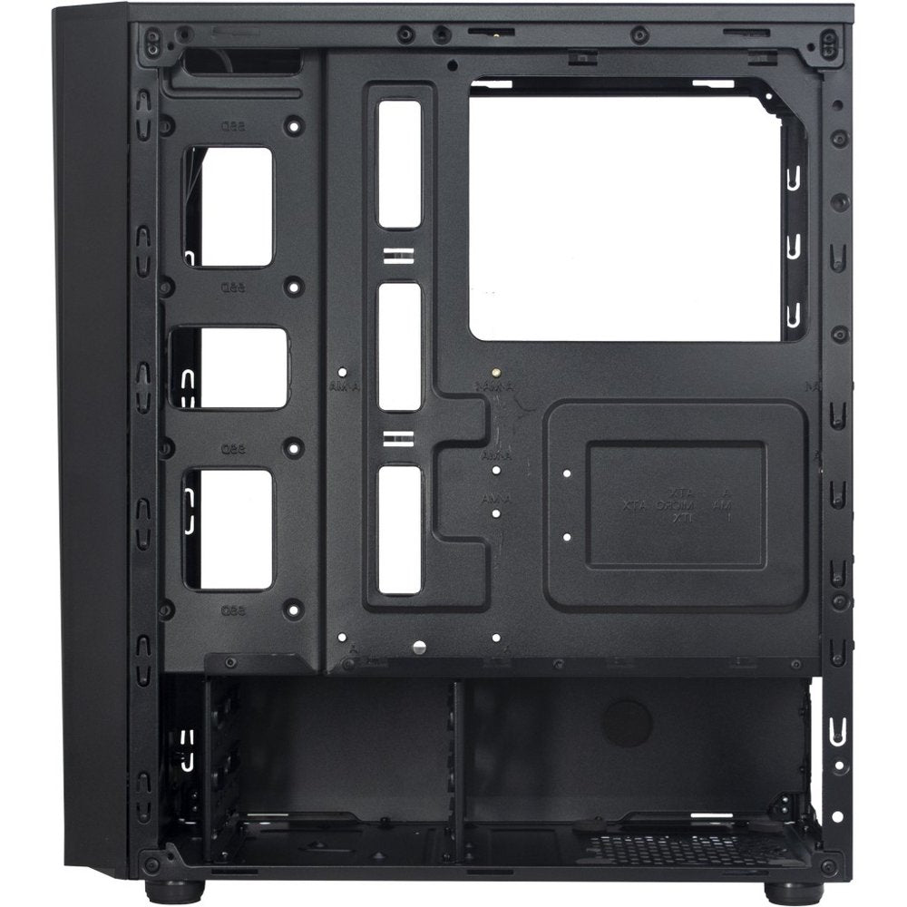 Inter-Tech T-11 Televen | Midi Tower | Zwart - Matmuis