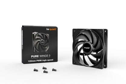 be quiet! Pure Wings 3 | 120mm PWM High Speed Case Fan - Matmuis - Matmuis