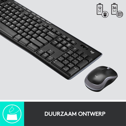 QWERTZ | Logitech MK270 | Draadloze Muis en Toetsenbordcombo | QWERTZ - Matmuis - Matmuis