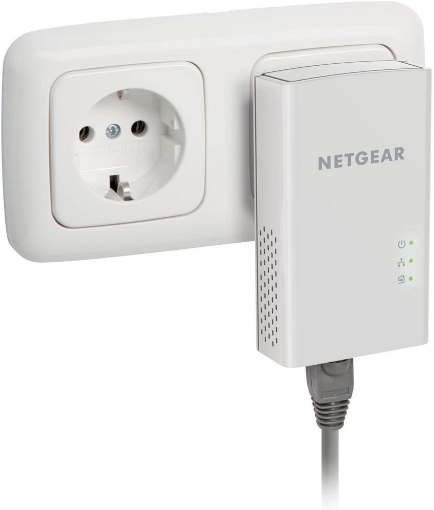 NETGEAR Powerline 1000 | Powerline Adapter | 1000 Mbps | 1x Gigabit Ethernet | Wi-Fi N300 | Wit - Matmuis