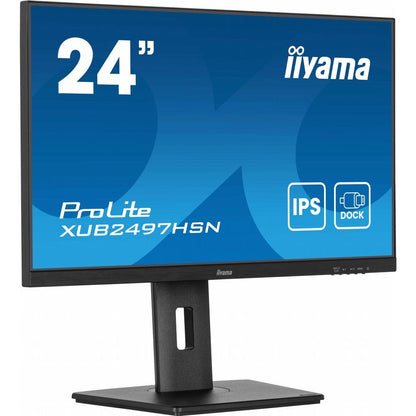 Iiyama ProLite XUB2497HSN-B2 23,8'' | 1920x1080 IPS | 100Hz | USB-C Dock | LAN | Full HD Monitor - Matmuis