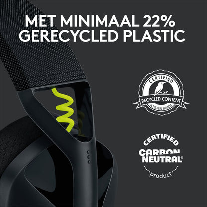 Logitech G435 Wireless Gaming Headset | Bluetooth & Lightspeed | Hoofdband | Zwart - Matmuis - Matmuis