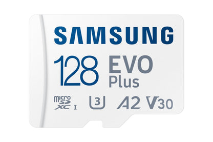 Samsung EVO Plus | MicroSDXC | 128GB | Class 10 | UHS-I U3 | Betrouwbare Opslag - Matmuis - Matmuis