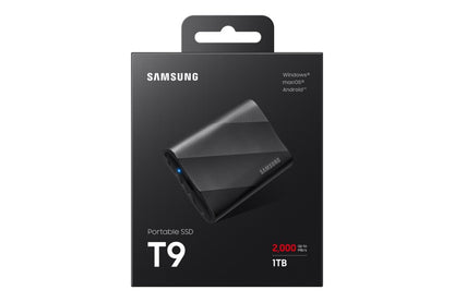 Samsung T9 | Externe SSD | 1TB | USB 3.2 Gen 2x2 | 2.000MB/s | Zwart | Compact & Snel - Matmuis - Matmuis
