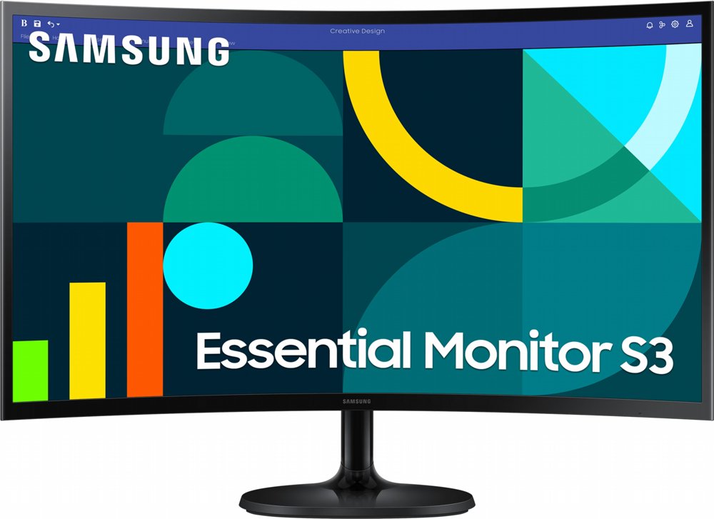 Samsung Essential S36GD 27'' | 1920x1080 VA | 100Hz | Curved | Full HD Monitor - Matmuis - Matmuis