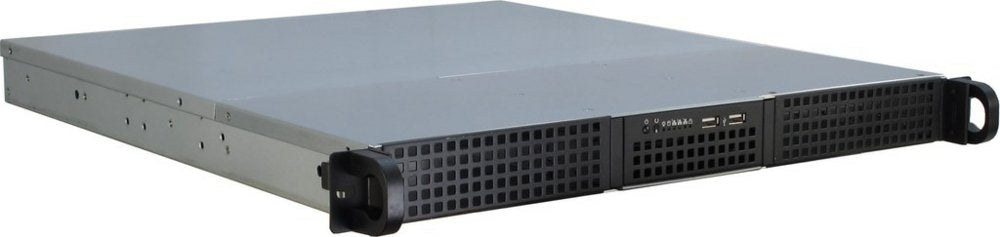Inter-Tech IPC 1U-10248 | Server Rack Case | Zwart - Matmuis