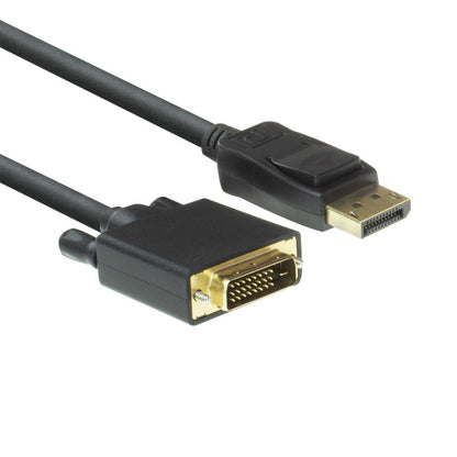 ACT AC7505 | DisplayPort naar DVI Kabel | 1,8 m | M/M - Matmuis - Matmuis