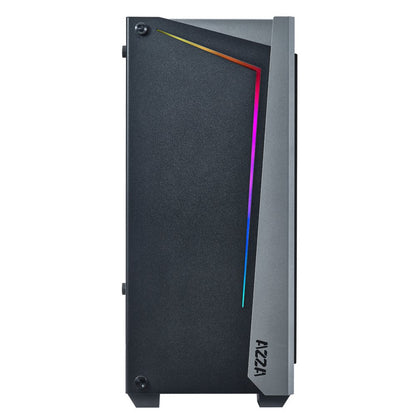 Azza Apollo 430 RGB | Midi Tower Case | Zwart - Matmuis