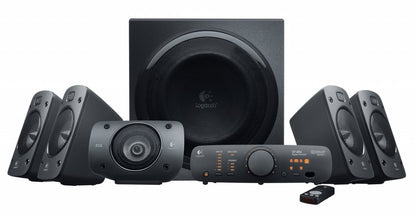 Logitech Z906 | 5.1 Surround Sound Speakerset | THX Gecertificeerd | 500W RMS | Digitale Decodering (Dolby Digital & DTS) - Matmuis