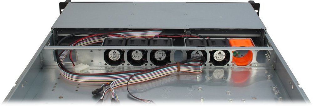 Inter-Tech IPC 1U-10255 | Server Rack Case | Zwart - Matmuis