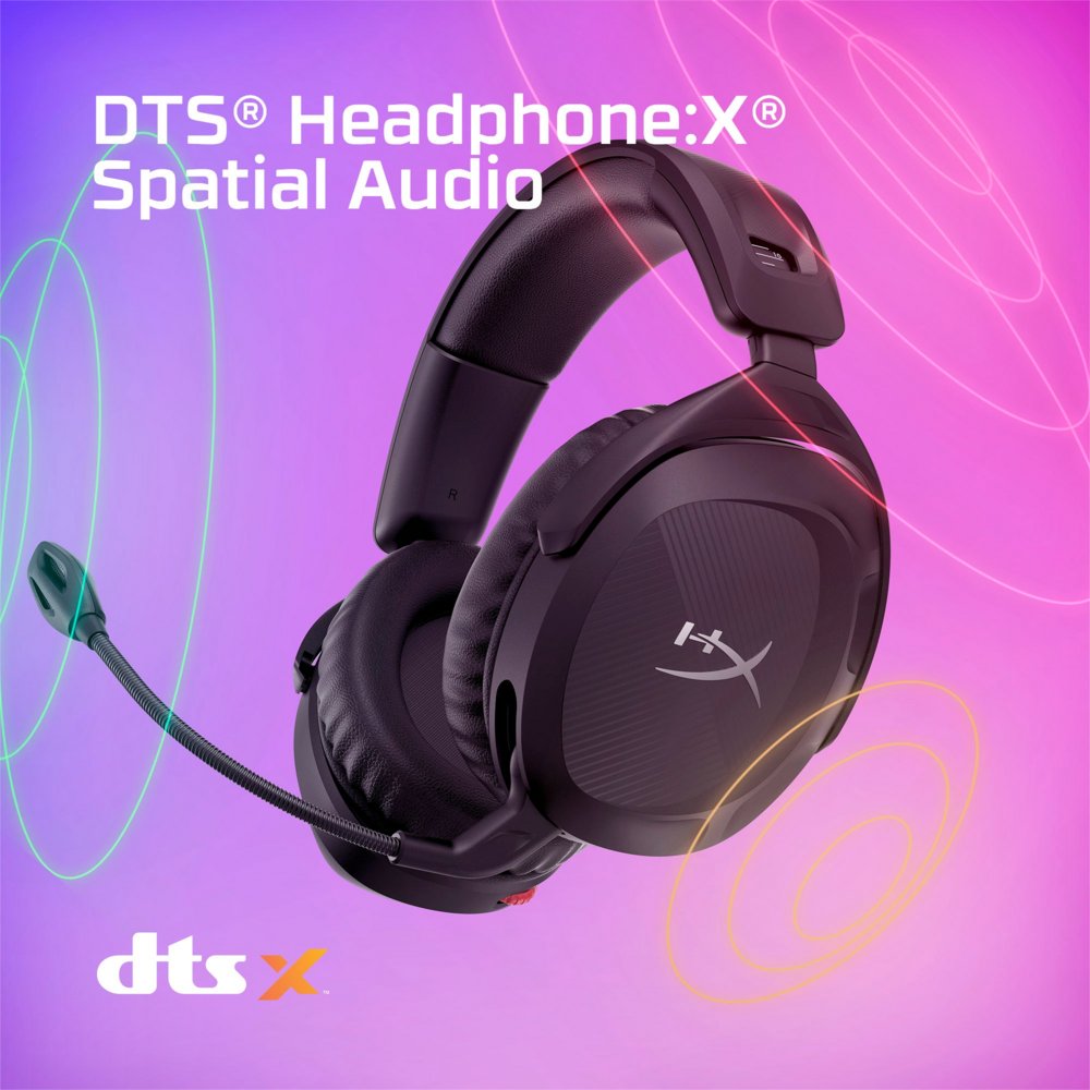 HyperX Cloud Stinger 2 | Draadloze Over-Ear Headset | USB-A Receiver | Zwart - Matmuis - Matmuis