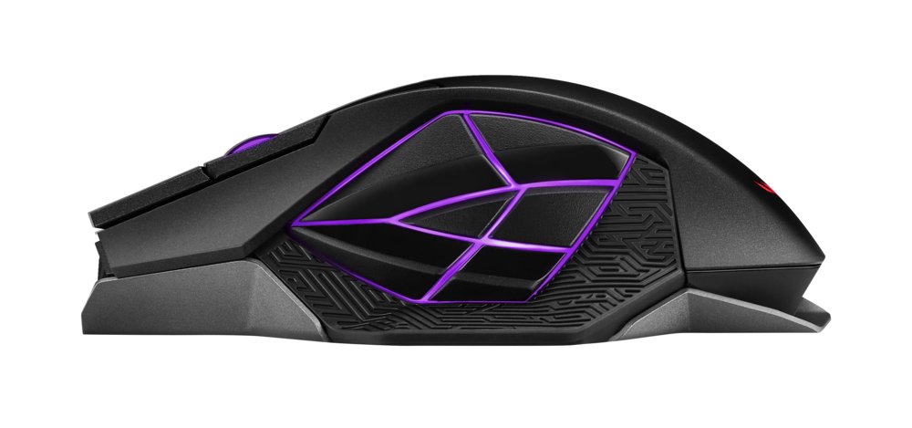 ASUS ROG Spatha X | Draadloze Gaming Muis | Rechtshandig | RF + USB-A | 19000 DPI | Zwart - Matmuis - Matmuis