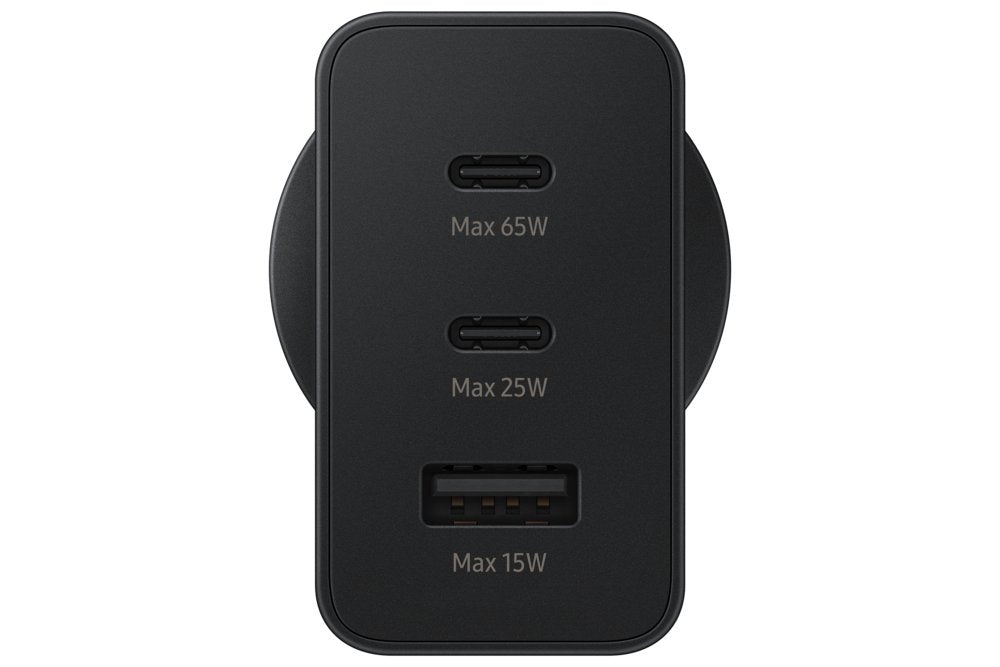 Samsung EP-T6530 | Oplader 65W | 2x USB-C & 1x USB-A | Zwart