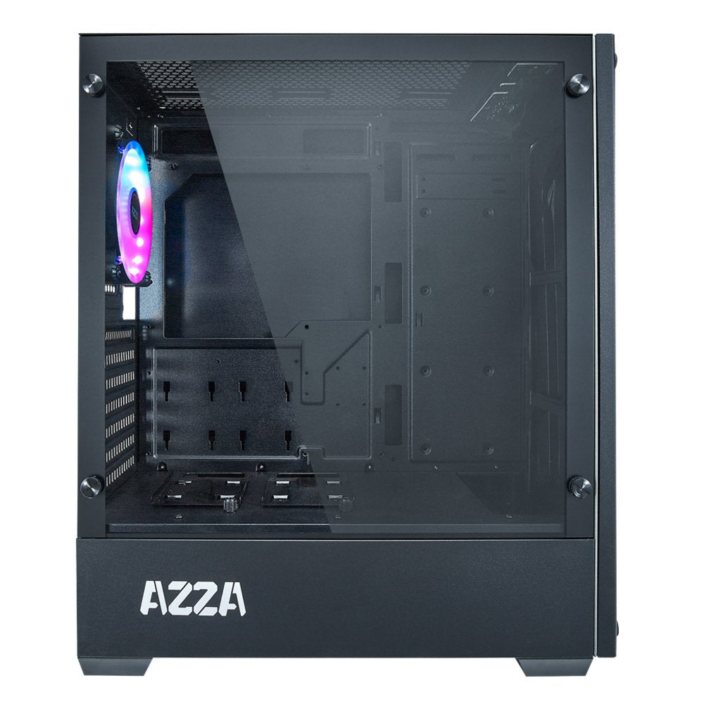 Azza Apollo 430 RGB | Midi Tower Case | Zwart - Matmuis