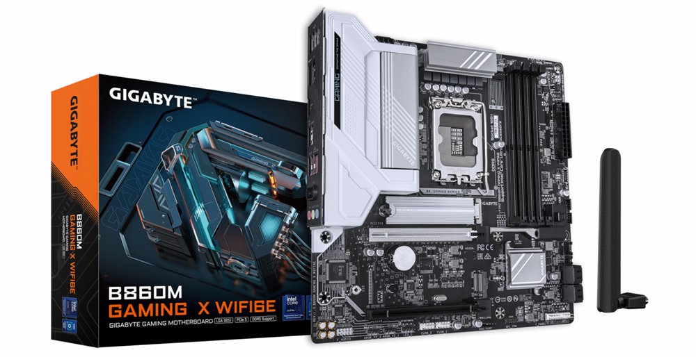 Gigabyte B860M GAMING X WIFI6E | Socket LGA 1851 (V1) | Intel B860 | 4xDDR5 | Micro ATX | Moederbord - Matmuis - Matmuis
