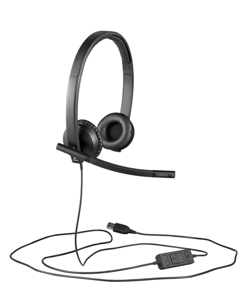 Logitech H570e | Bedrade On-ear USB-A Headset | Zwart - Matmuis - Matmuis