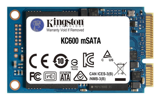 Kingston KC600 | 512GB SATA SSD | mSATA | 550MB/s Lezen | 520MB/s Schrijven - Matmuis