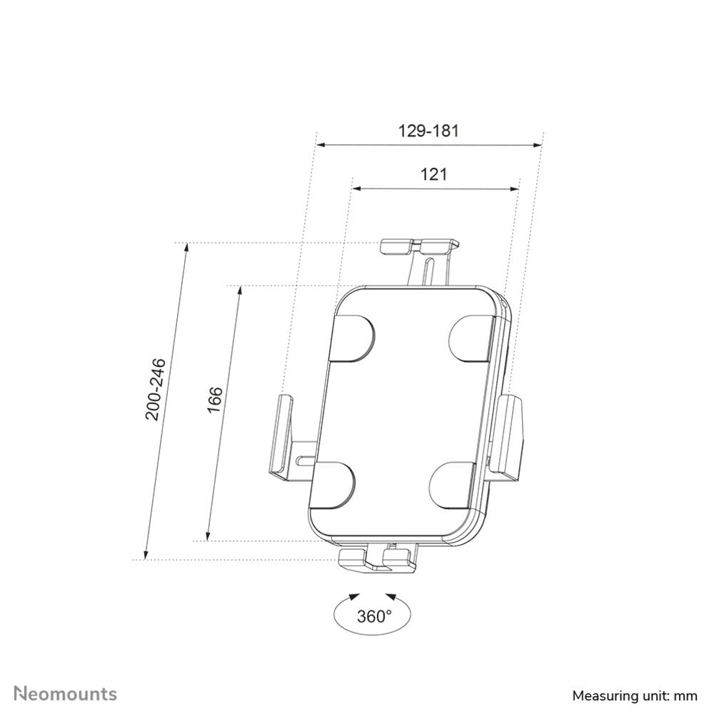 Neomounts Tablethouder | Wandmontage - Matmuis