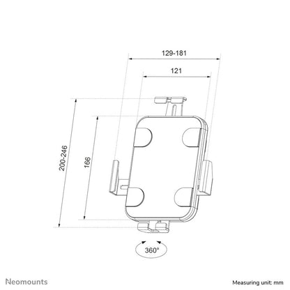 Neomounts Tablethouder | Wandmontage - Matmuis