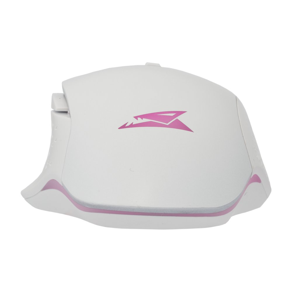 Baracuda RAPTOR RGB | Bedrade Gaming Muis | USB-A | 6400 DPI | Wit - Matmuis
