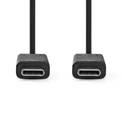 Nedis CCGL64750BK10 | USB 3.2 Gen 2 | USB-C naar USB-C | 1m | Zwart - Matmuis - Matmuis