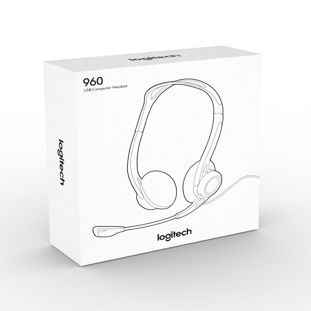 Logitech H960 | Bedrade On-ear Headset USB-A | Zwart - Matmuis - Matmuis