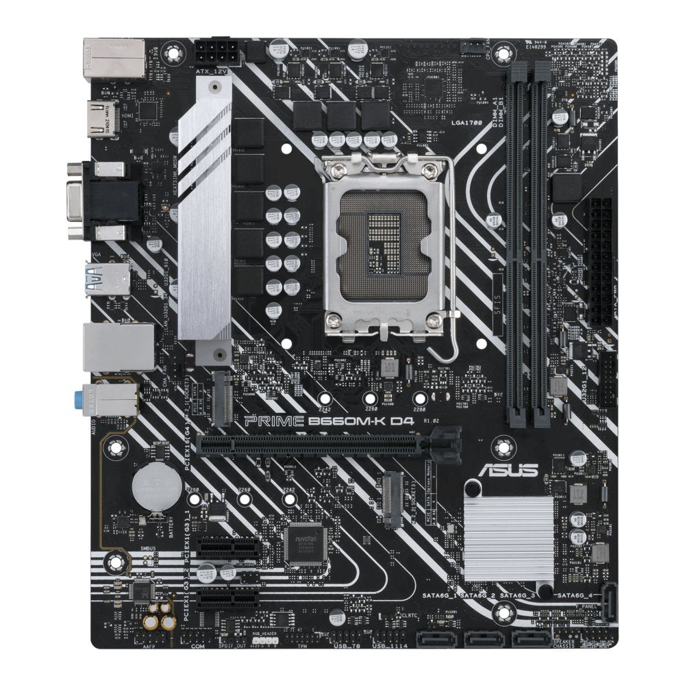 ASUS PRIME B660M-K D4 | Socket LGA 1700 | Intel B660 | 2xDDR4 | ATX | Moederbord - Matmuis - Matmuis