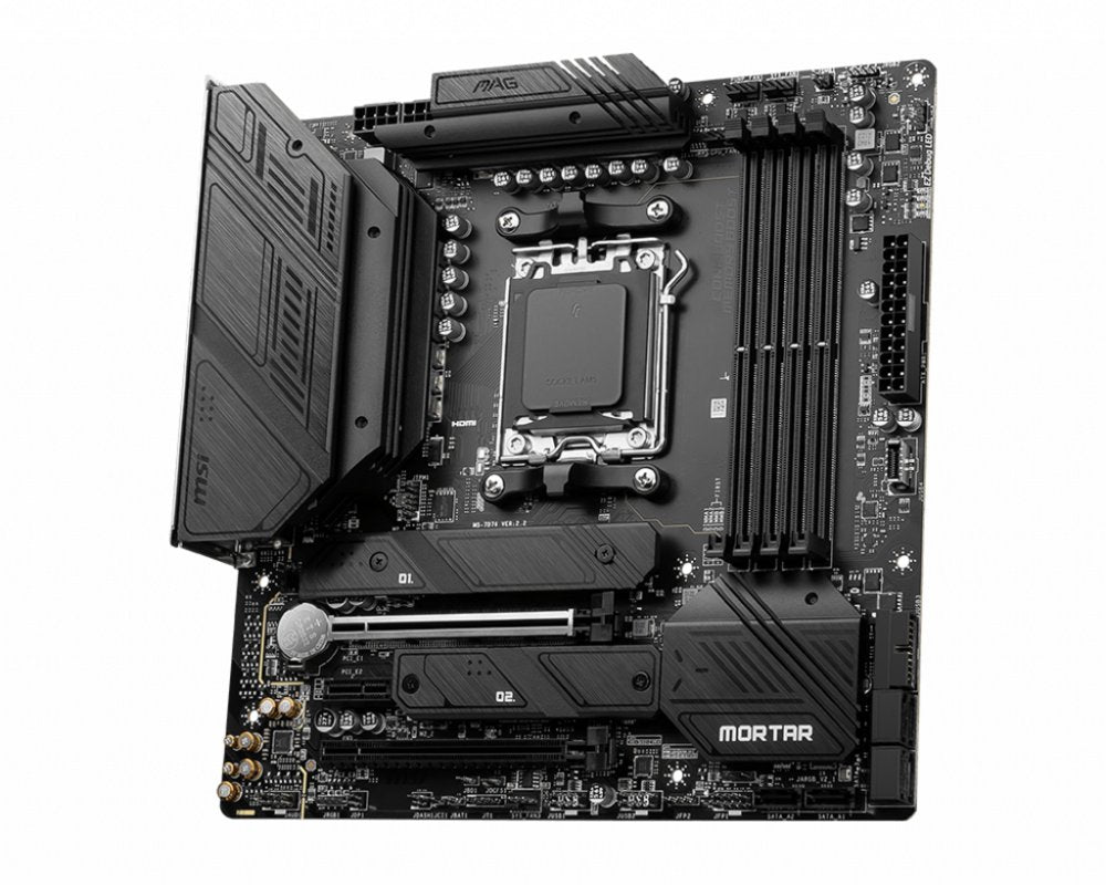 MSI MAG B650M Mortar WIFI | Socket AM5 | AMD B650 | 4xDDR5 | Micro-ATX | Moederbord - Matmuis - Matmuis
