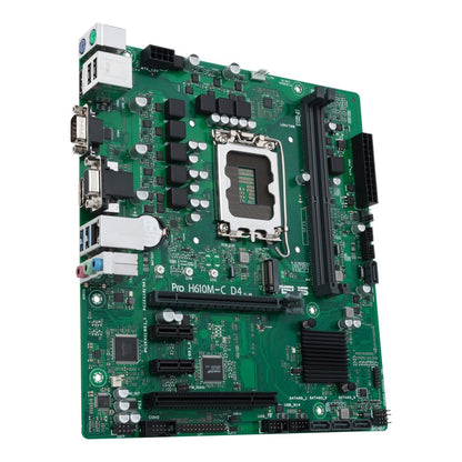 ASUS PRO H610M-C D4-CSM | Socket LGA 1700 | Intel H610 | 2xDDR4 | Micro-ATX | Moederbord - Matmuis - Matmuis