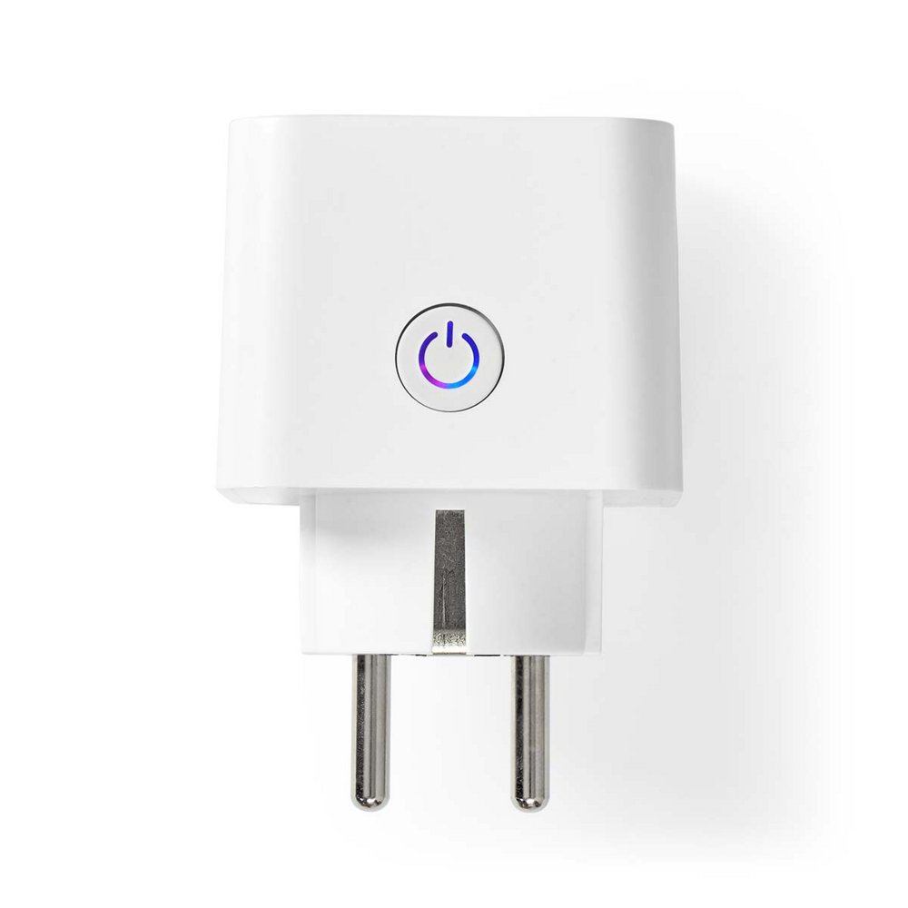 Nedis WIFIP121FWT | Wi-Fi Smart Plug | 3680 W | Energiemeter | Spraakbediening | Wit - Matmuis