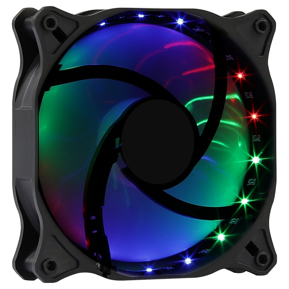 Aerocool Cosmo 12 | 120mm Case Fan | RGB | 23.9 dB | Zwart - Matmuis - Matmuis
