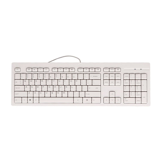 QWERTZ | HP 125 Wit | Bedraad Toetsenbord | QWERTZ - Matmuis - Matmuis