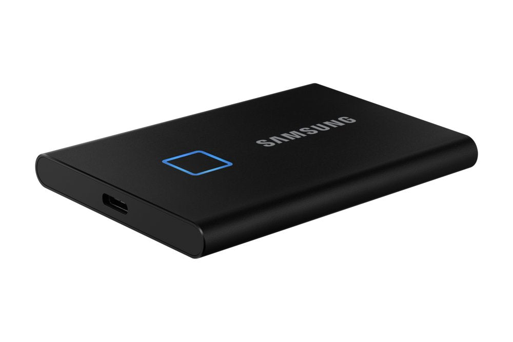 Samsung T7 Touch | Externe SSD | 1TB | USB 3.2 Gen2 | 1050 MB/s | Wachtwoordbeveiliging | Zwart | Compact en Veilig